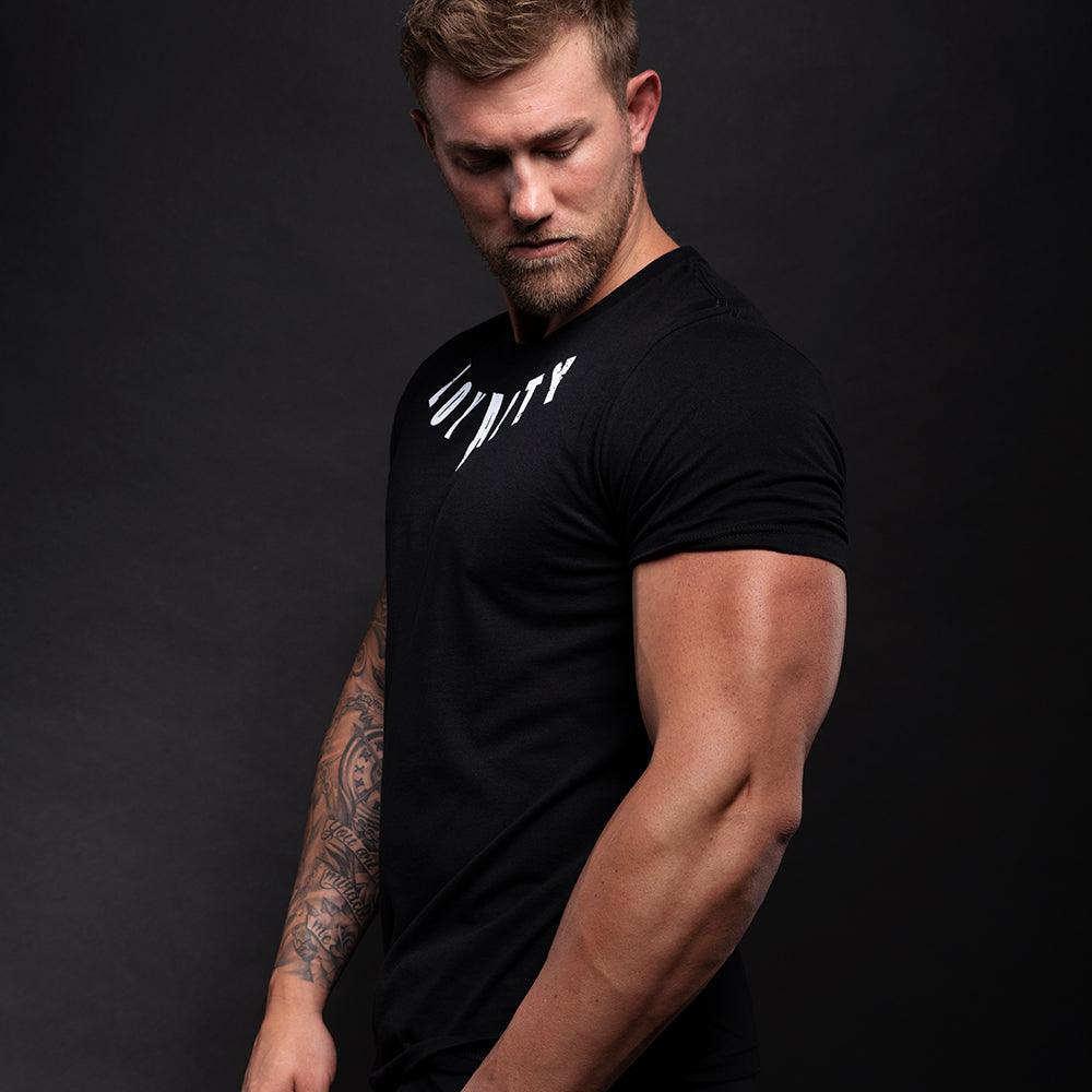 KEEP SECRET, Black T-Shirt with White Lettering - 5% Nutrition