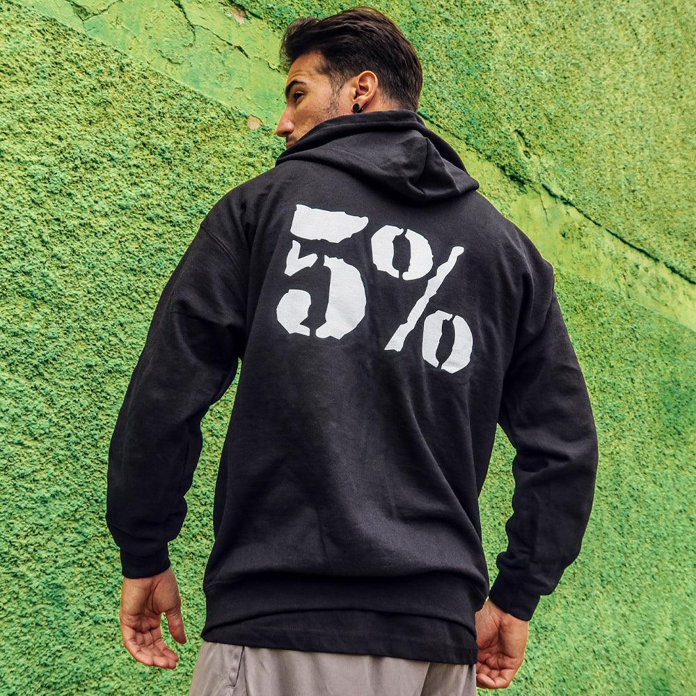 Kill It, Zip-Up Hoodie (Black) - 5% Nutrition