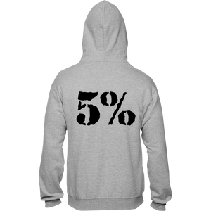 Kill It, Zip-Up Hoodie (Gray) - 5% Nutrition