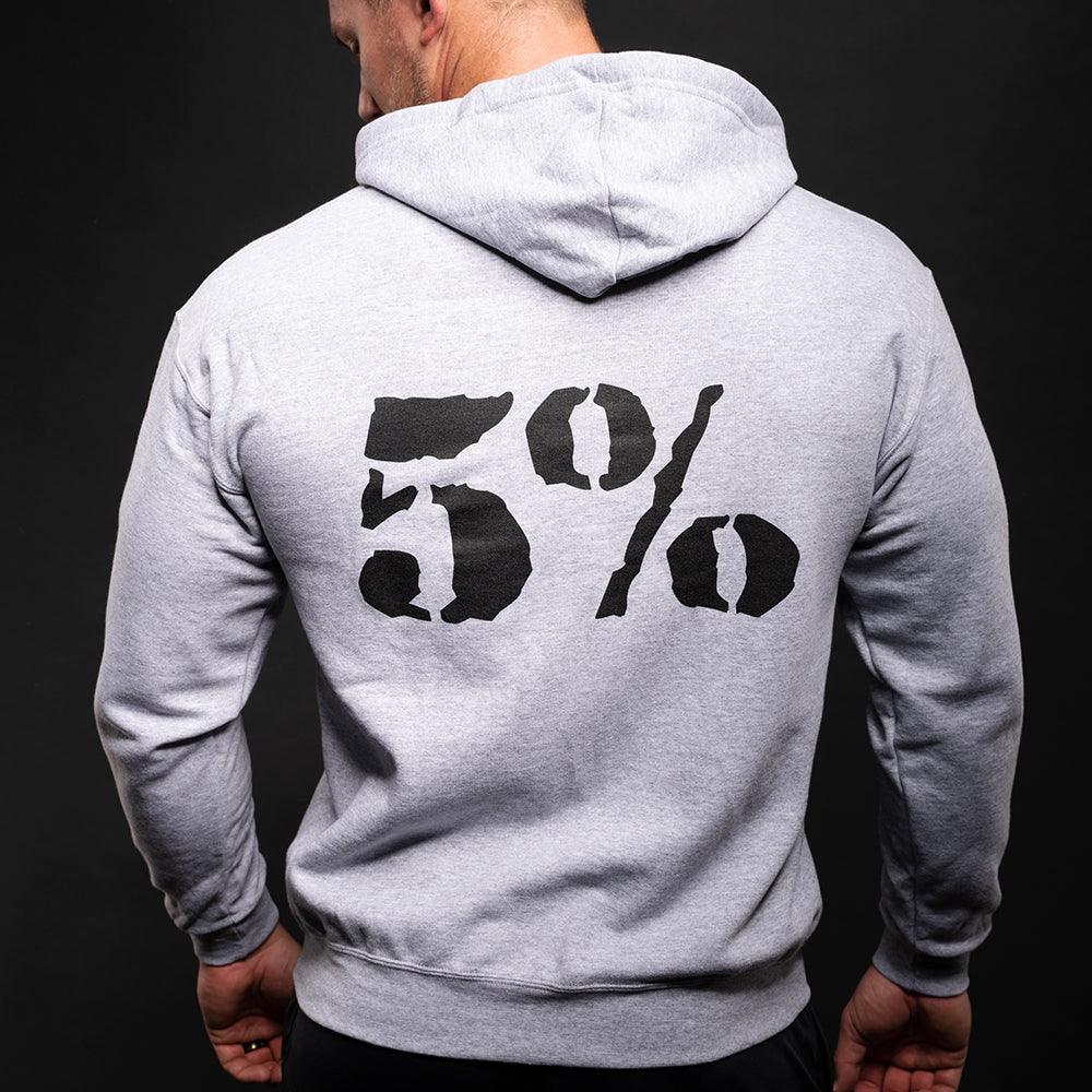 Kill It, Zip-Up Hoodie (Gray) - 5% Nutrition