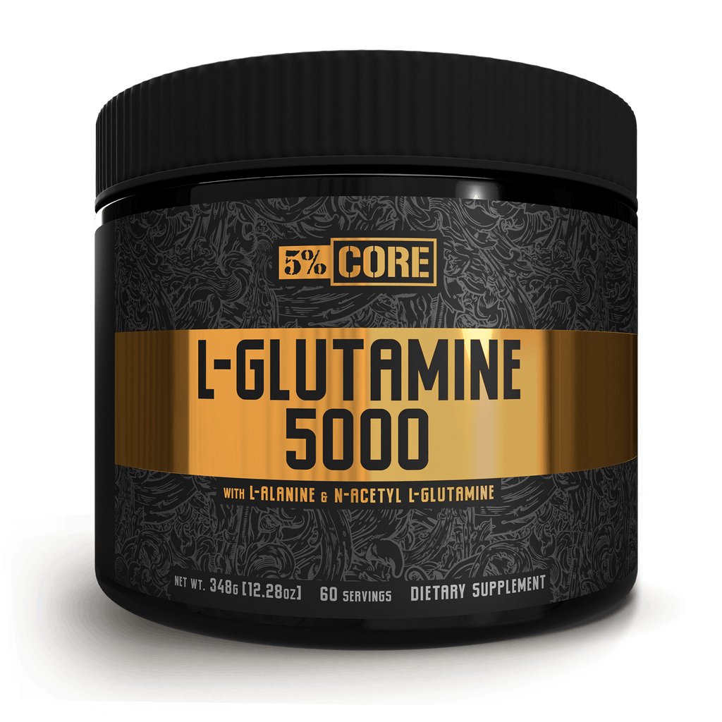 5% Core L-Glutamine 5000 for Enhanced Muscle Endurance