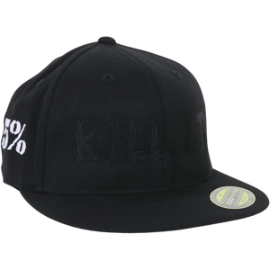 Love It Kill It, Black Hat with Black Lettering - 5% Nutrition