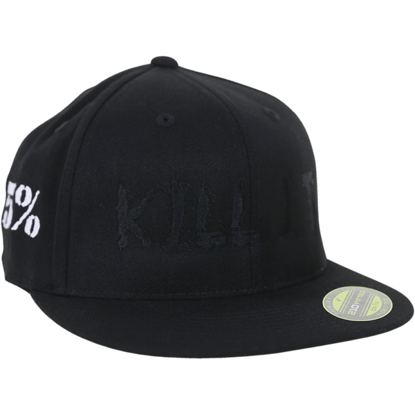 Love It Kill It, Black Hat with Black Lettering - 5% Nutrition