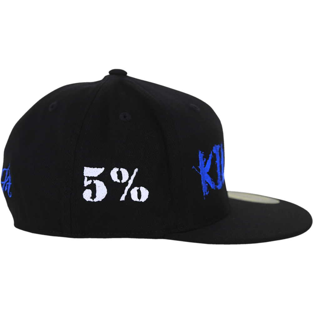 Love It Kill It, Black Hat with Blue Lettering - 5% Nutrition