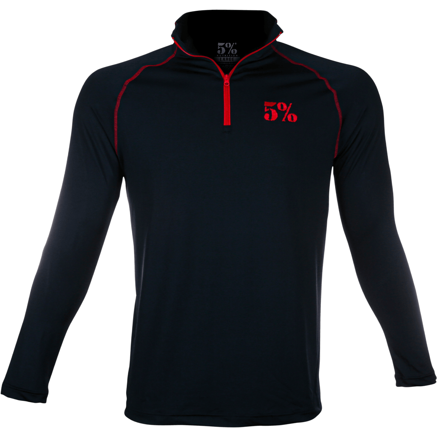 Love It Kill It, Black Long Sleeve Quarter Zip - 5% Nutrition