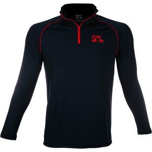 Love It Kill It, Black Long Sleeve Quarter Zip - 5% Nutrition