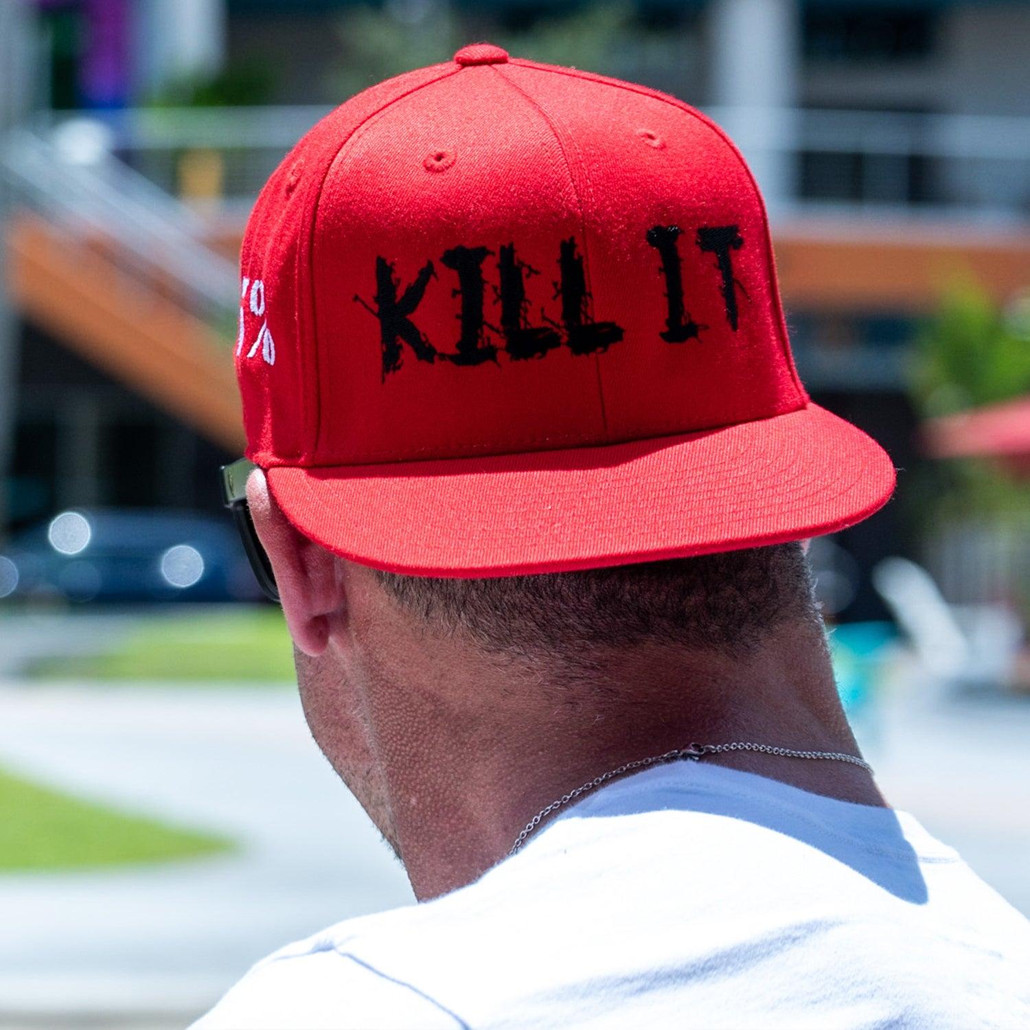 Love It Kill It, Red Hat with Black Lettering - 5% Nutrition