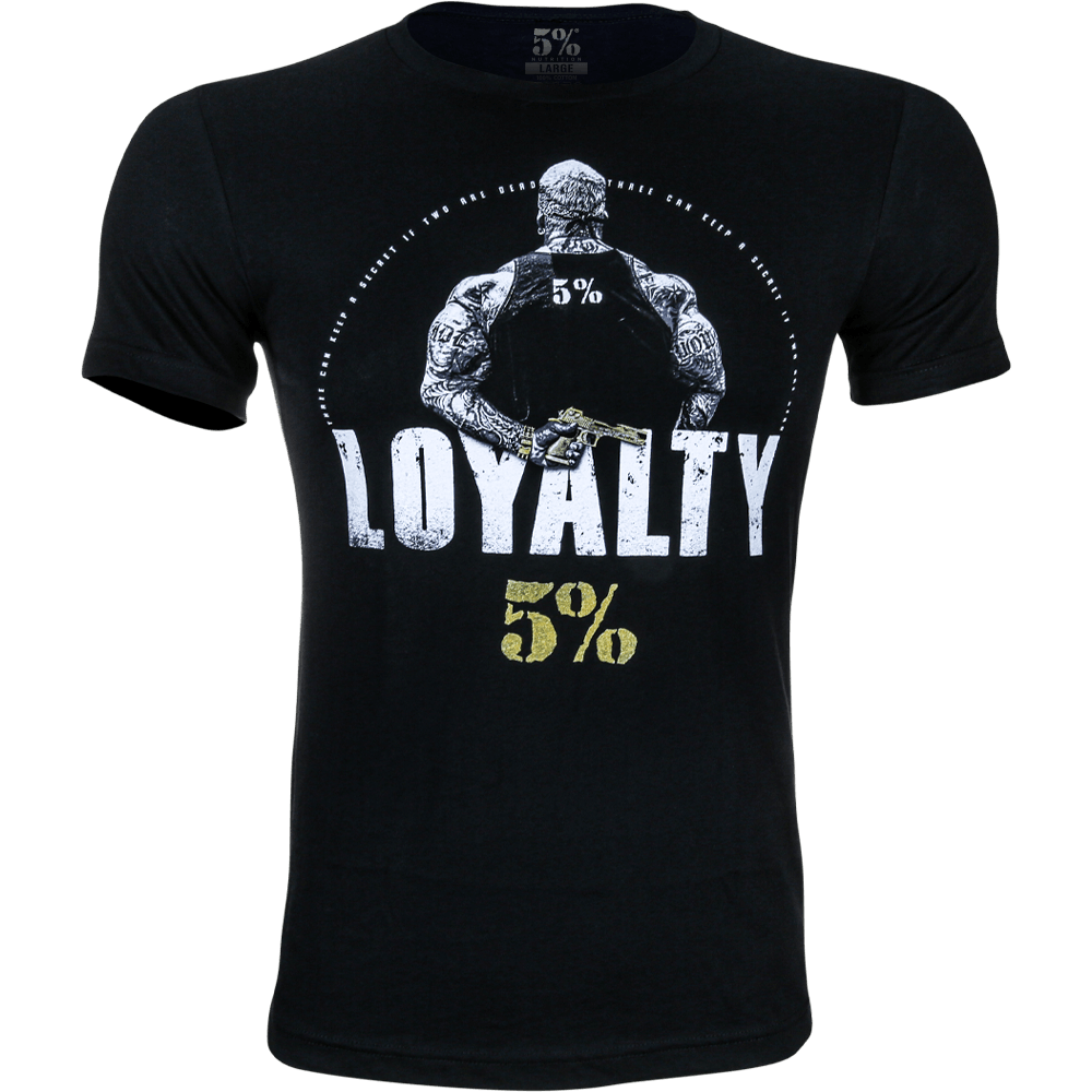 Loyalty, Black T-Shirt - 5% Nutrition