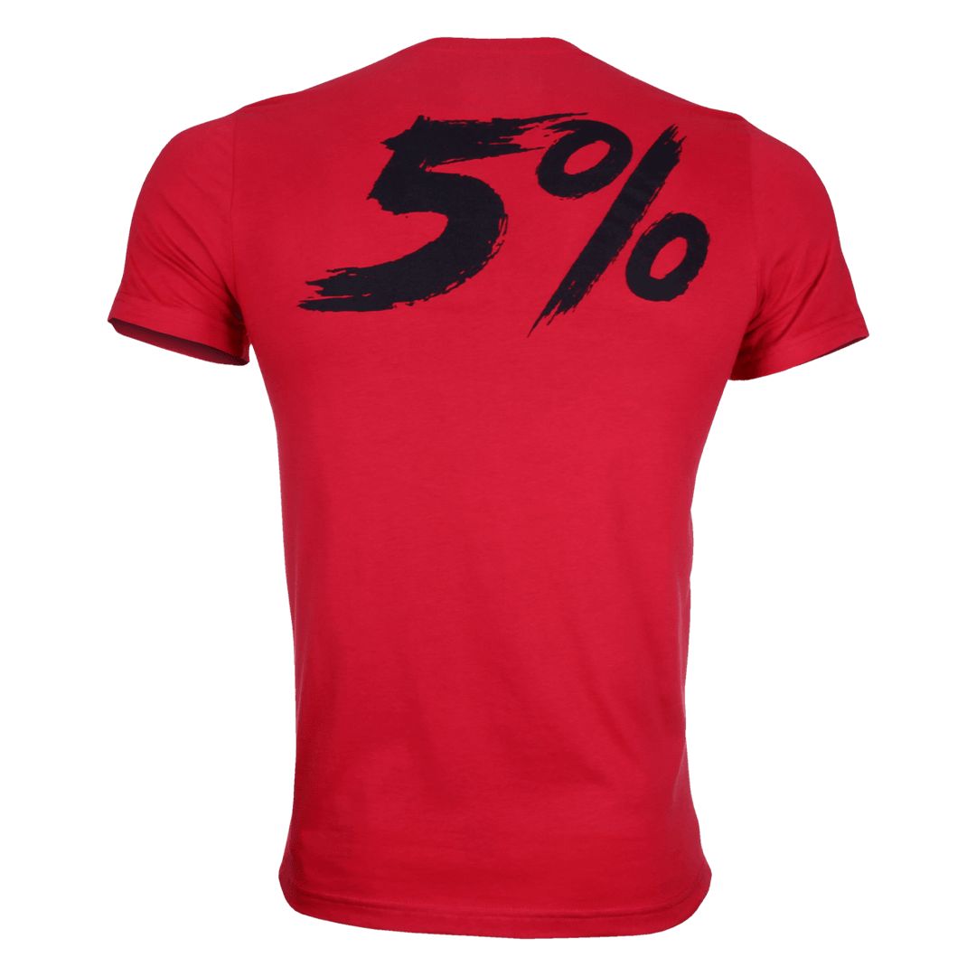 One Day You May, Red T-Shirt - 5% Nutrition