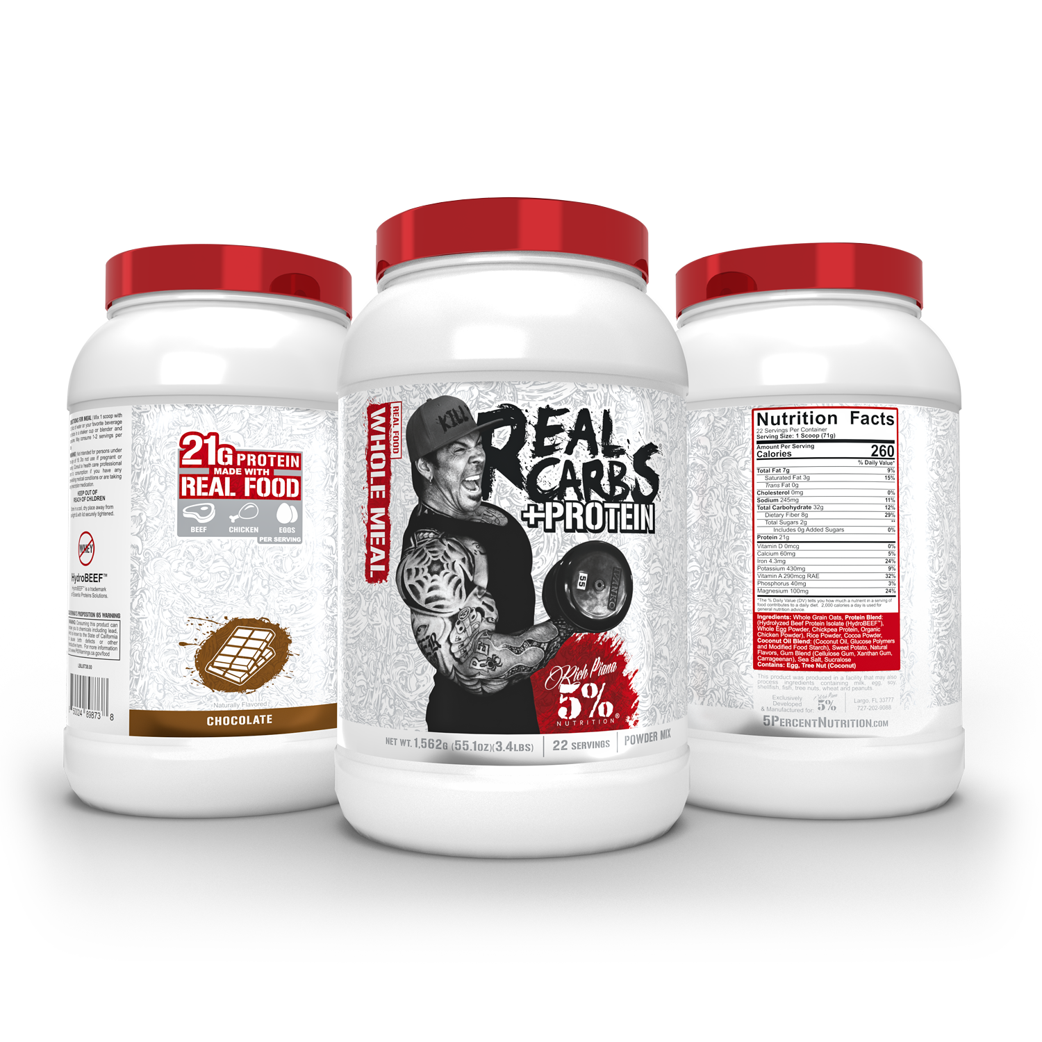 Real Carbs + Protein: Legendary Series - 5% Nutrition