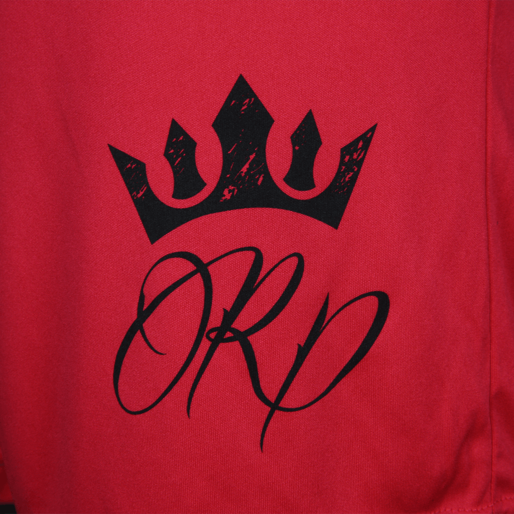 RP Crown Red Shorts with Black Lettering - 5% Nutrition