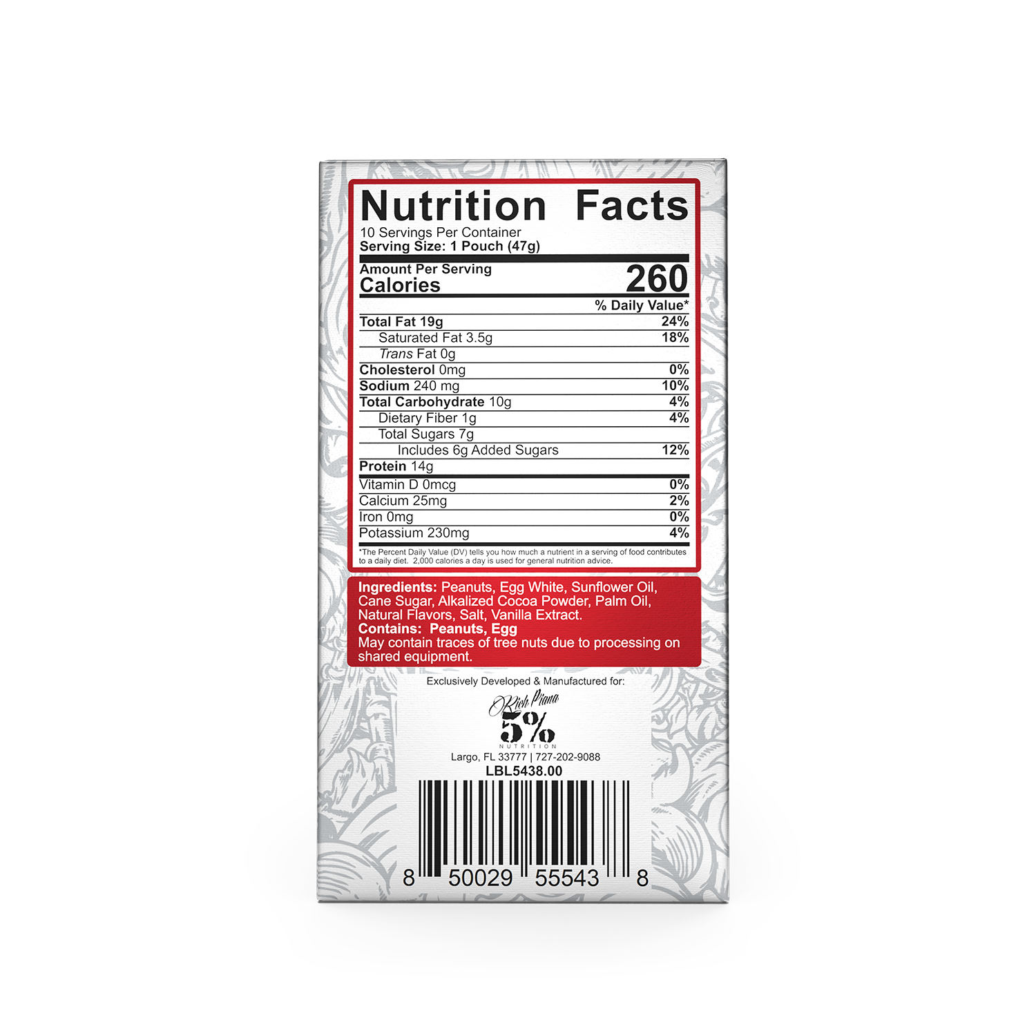 Snack Time Protein Box (10 Pouches) - 5% Nutrition