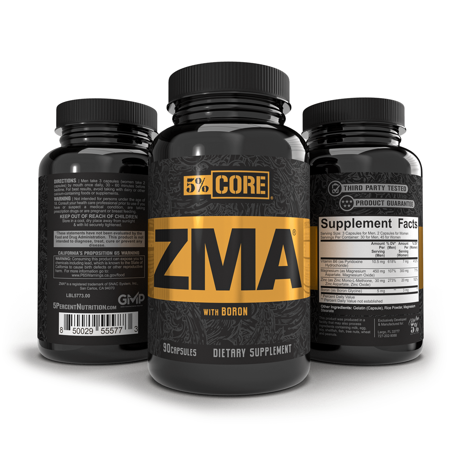 ZMA® - 5% Nutrition